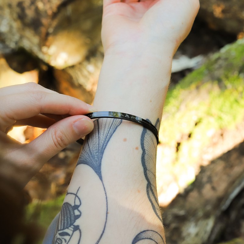 Monzémaré - Bracelet jonc femme - escalade montagne