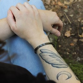 Bracelet jonc femme - topo - randonnée