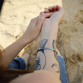 Jonc femme - ecaille de poisson - dragon