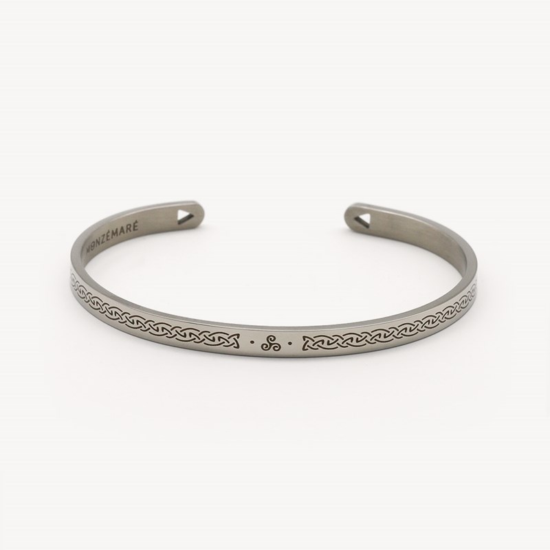 Monzémaré - Bracelet jonc femme triskel celte breton