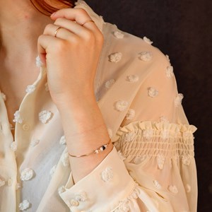 Bracelet jonc - adriane - or