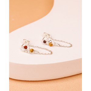 Boucles - ravia marron - argent