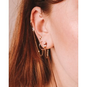 Boucles - ravia marron - argent