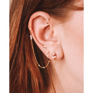 Boucles - ravia marron - argent