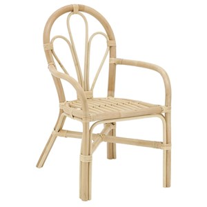Fauteuil enfant en rotin joseph naturel
