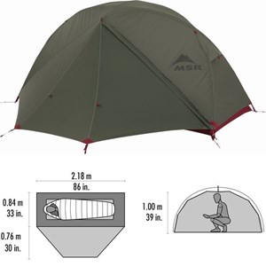 Tente msr elixir 1 verte