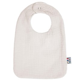Bavoir en gaze de coton jeanne beige