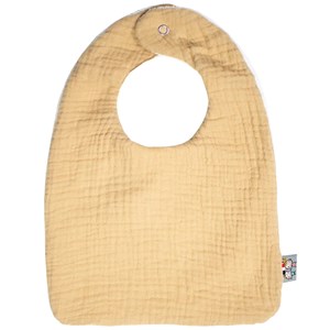 Bavoir gaze de coton, jeanne biscuit