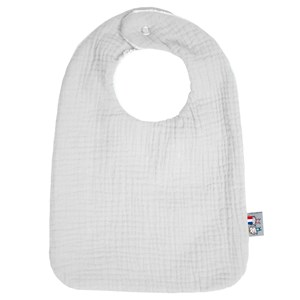 Bavoir en gaze de coton jeanne gris