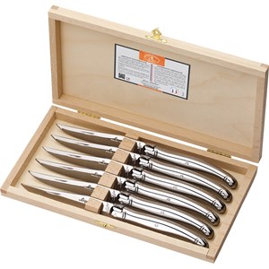 Coffret de 6 couteaux jean dubost laguiole premium 2,5 mm inox
