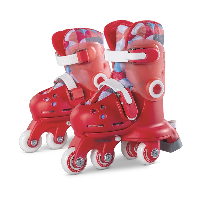 Yvolution - Rollers twista skates rouge 24-28