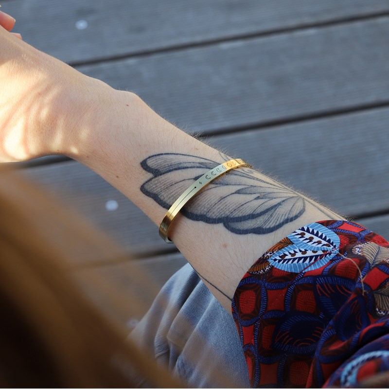 Monzémaré - Bracelet jonc femme cycle-phase de lune