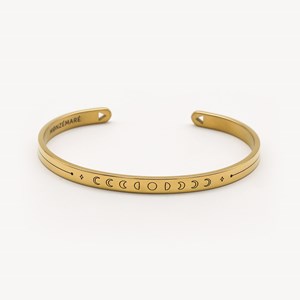 Bracelet jonc femme cycle-phase de lune