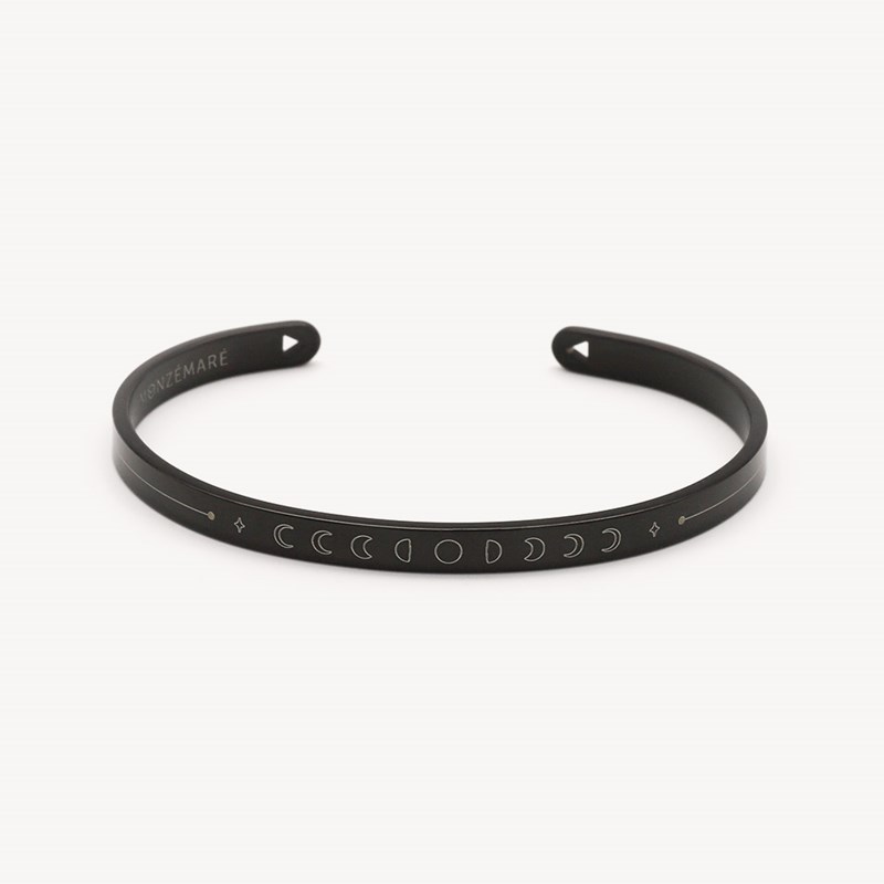 Monzémaré - Bracelet jonc femme cycle-phase de lune