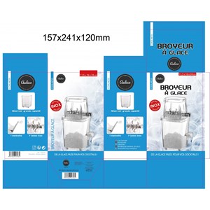 Broyeur à glace acrylique