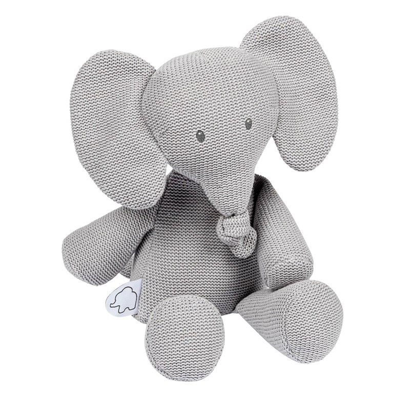 Nattou - Peluche tricot éléphant tembo