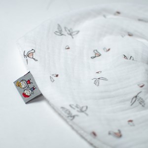 Bavoir bandana gaze de coton melody