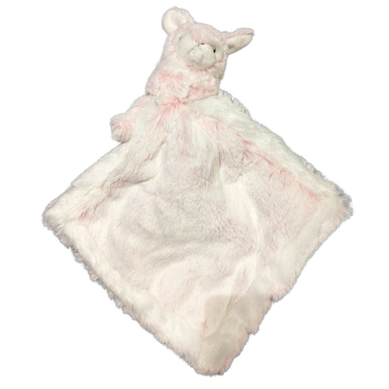 Coffret peluche lapin rose tendre 25 cm