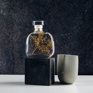 Capsule botanique gypsophile or