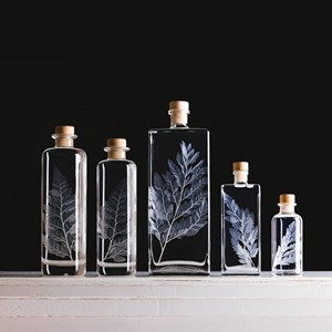 Plante immergée fougère cuir blanche h23