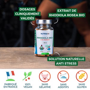 Rhodiola bio - anti-stress - 1 mois