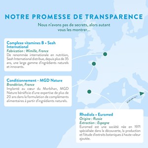 Rhodiola bio - anti-stress - 1 mois