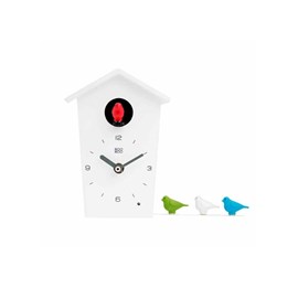 Horloge mini birdhouse chants d'oiseaux