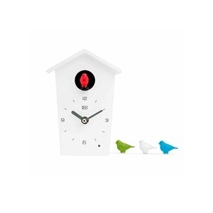 Horloge mini birdhouse chants d'oiseaux
