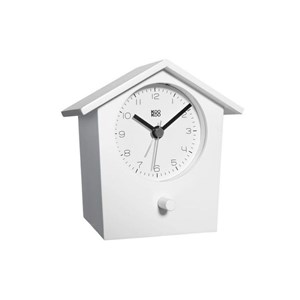 Horloge earlybird kookoo - blanc