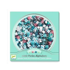 Argent perles alphabet