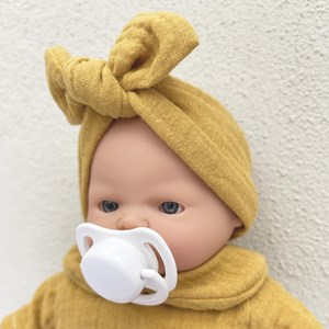 Poupée 26cm nina bobble moutarde