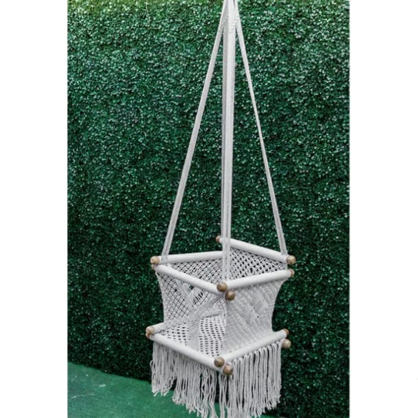 Hamac bébé macramé écru (Hamac Del Sol) - Image 4