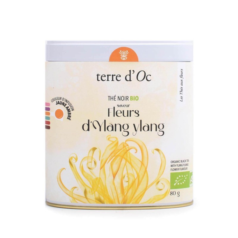 terre d'Oc - Thé noir bio - saveur ylang ylang