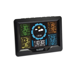 Station météo 3 sondes noire