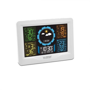 Station météo 3 sondes blanc