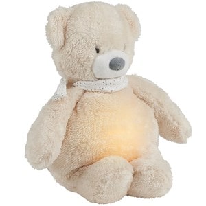 Veilleuse peluche ours beige sleepy