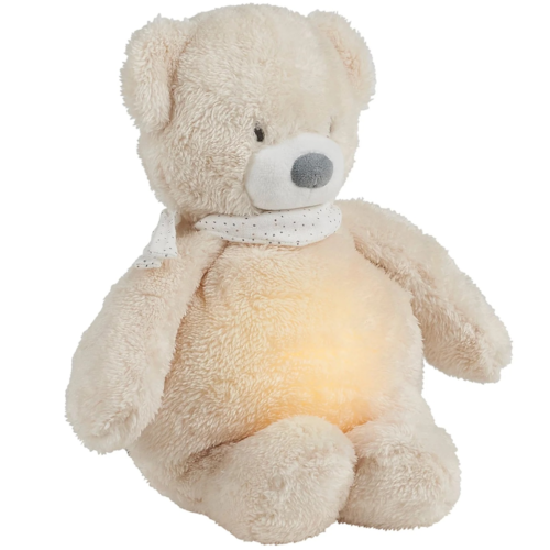 Nattou - Veilleuse peluche ours beige sleepy