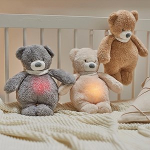 Veilleuse peluche ours beige sleepy