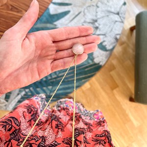 Collier pierre de grossesse quartz