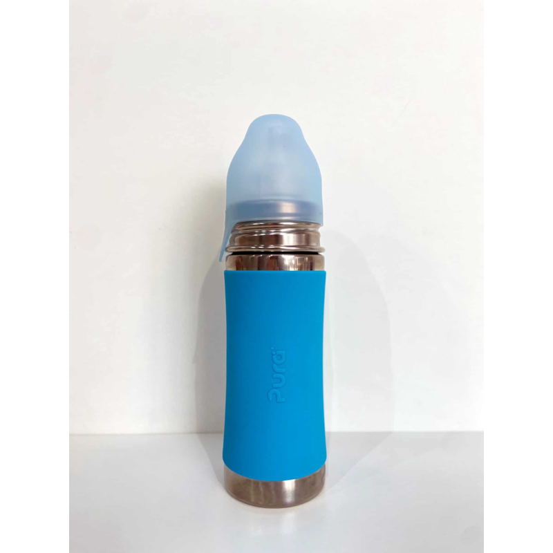 Biberon isotherme évolutif en inox 260ml (Pura) - Image 3