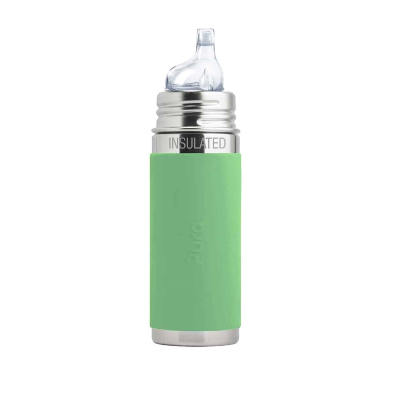 Pura - Biberon isotherme d'apprentissage inox