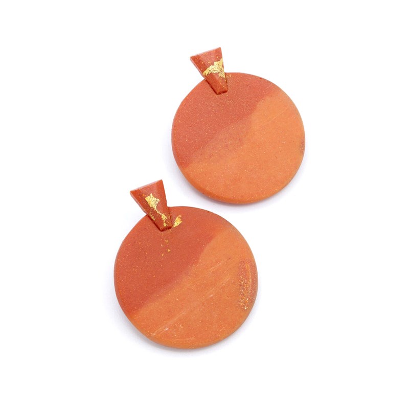 Bijoux Pepine - Clous d'oreilles ulu corail