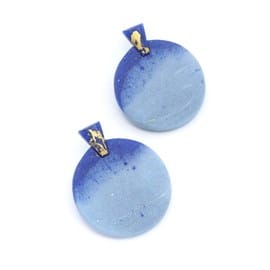 Clous d'oreilles ulu indigo