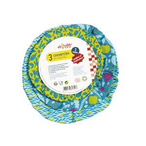 Kit 3 couvercles en coton bio