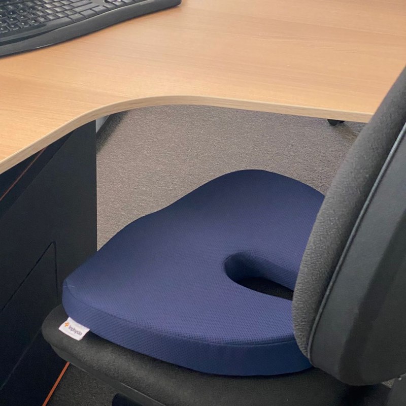 Inphysio - Coussin de siège en forme de u en bambou