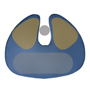 Coussin de siège en forme de u en bambou