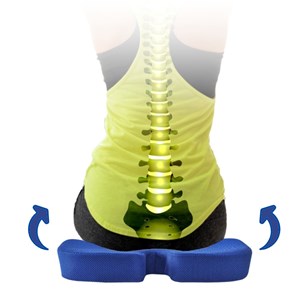 Coussin de siège en forme de u en bambou