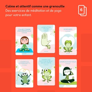 Calme et attentif comme une grenouille