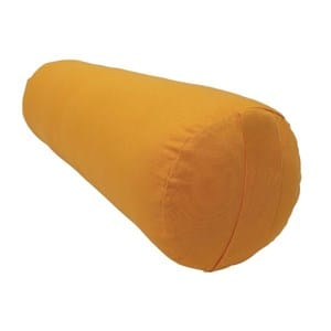 Bolster de yoga cylindrique coton et kap