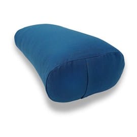 Bolster de yoga ovale coton et kapok bio